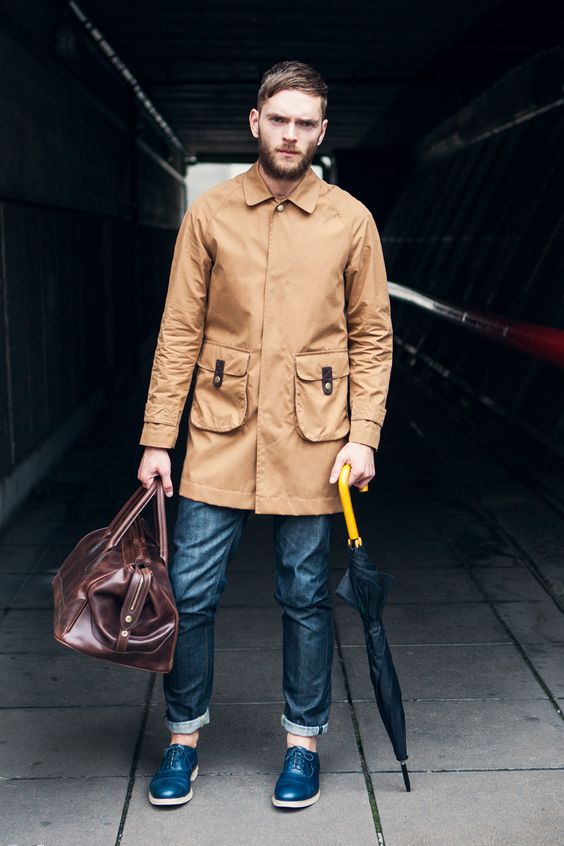 Men's fall outfits 18 ideas: Street style with brown - mens-talk.online