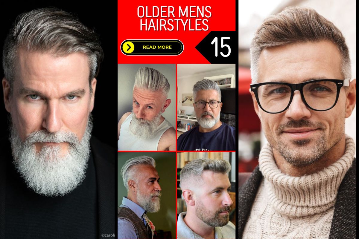 Comprehensive Guide to Trendy Older Men's Hairstyles 15 Ideas mens