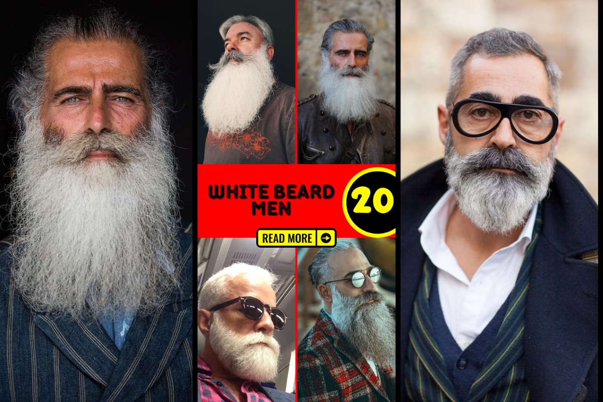 Men with white beards 20 ideas: The epitome of timeless elegance and ...