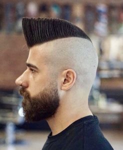 Mohawk Hairstyles For Men 2024 18 Ideas Style Revolution Mens Talk   80277855636bb29d3c1339f21f7a6412 246x300 