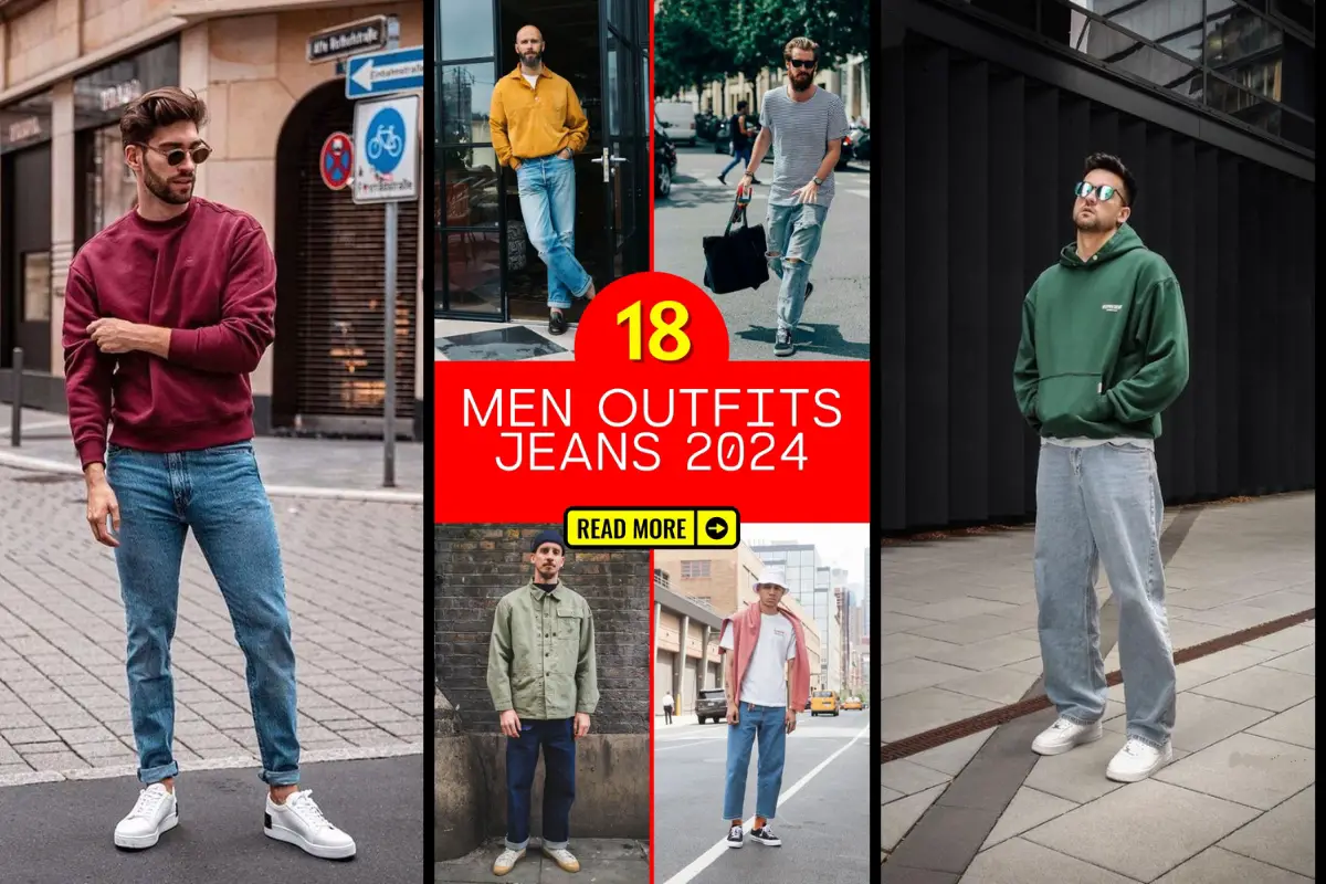 Men's 2024 Jeans Trends: Smart Casual to Vintage Streetwear