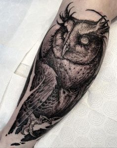 Owl Tattoos For Men 2024 Embrace Wisdom Style   10 44 237x300 