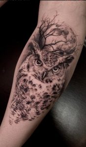 Owl Tattoos For Men 2024 Embrace Wisdom Style   14 45 175x300 