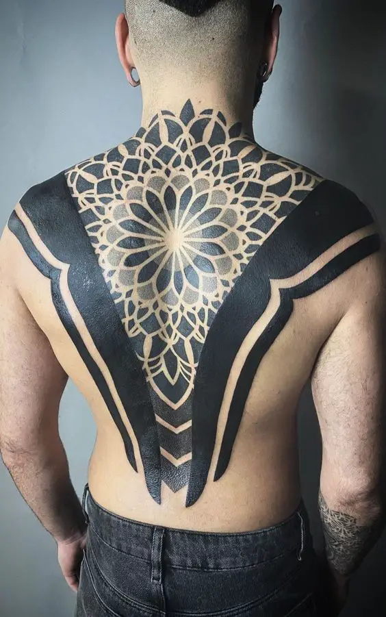 Men's Mandala Tattoos 2024: Geometric Designs for Arm to Chest