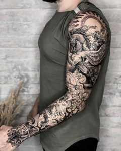 Men's Full Sleeve Tattoos 2024 - Bold & Artistic Ideas