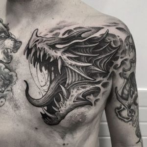 Dragon Men Tattoos 2024 Inspiring Arm To Back Ink Ideas   5 35 300x300 