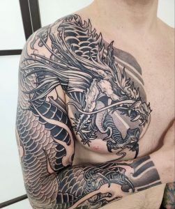 Dragon Men Tattoos 2024 Inspiring Arm To Back Ink Ideas   6 37 251x300 