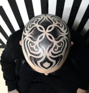 2024 S Top Full Head Tattoo Trends For Men Bold Stylish   8 49 288x300 