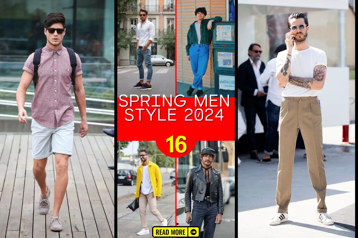 Explore Spring 2024 Men's Street Styles: From Casual to Chic Outfits