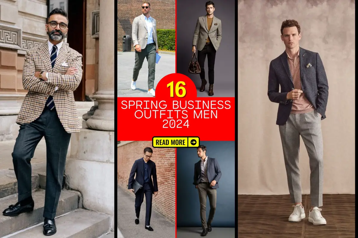 Trending Spring Business Outfits for Men in 2024