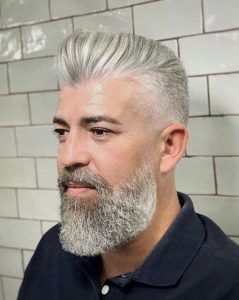 Top Spring 2024 Hairstyles for Men Over 40: Embrace Your Gray Elegance