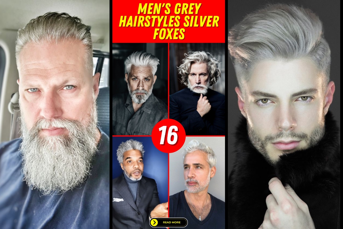 Silver Fox Style: A Guide to Men's Grey Hairstyles and Fashion