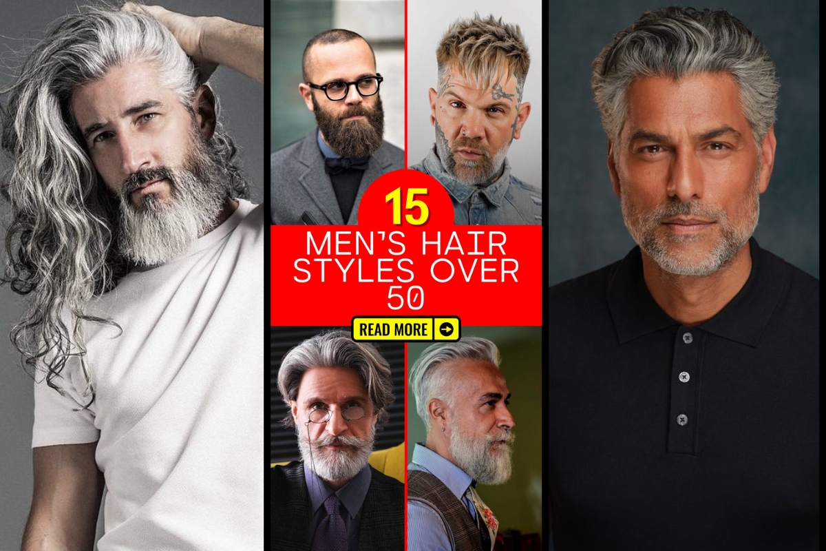 Stylish Men Over 50: Rock Grey Hair and Short Haircuts with Confidence