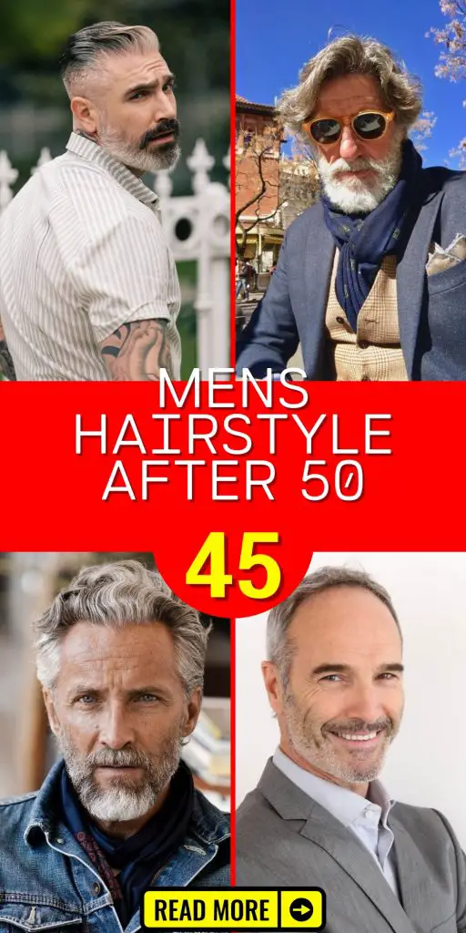 Top Hairstyles for Men Over 50: Embrace Grey Elegance & 2024 Trends