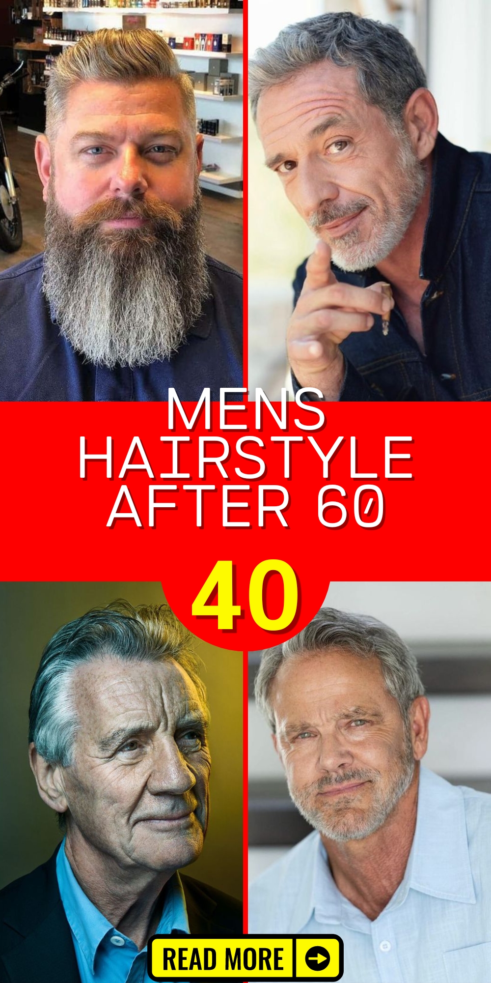 Men's Hairstyles After 60: Trendy Cuts for a Timeless Look in 2024