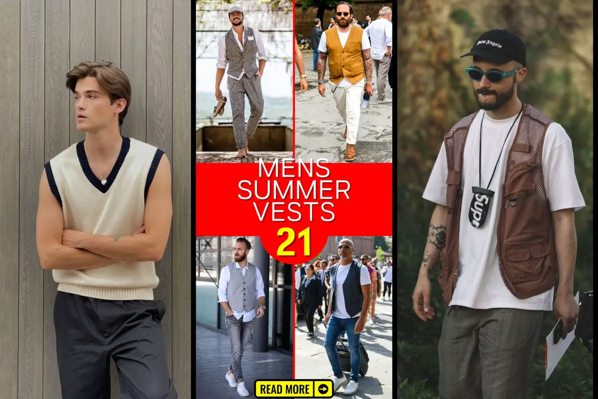 Men's Summer Vests: Outfit Ideas for Casual and Formal Occasions