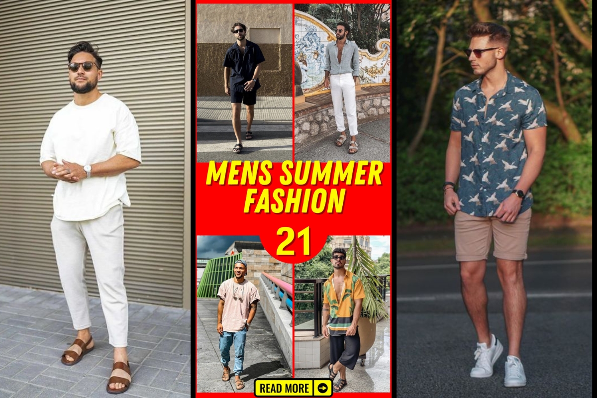 Move into summer with men's fashion trends and styles